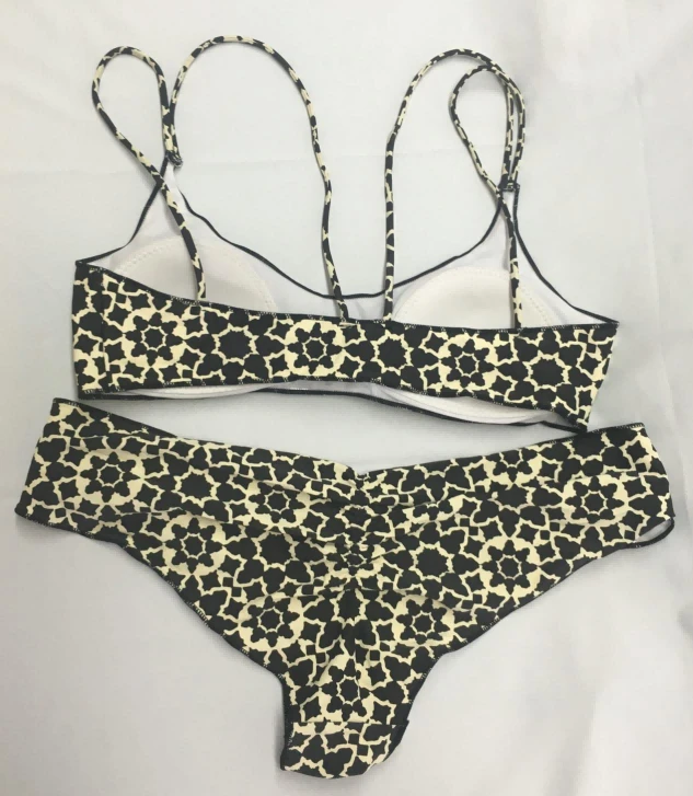 Double Strap Printed Bikini suppliers
